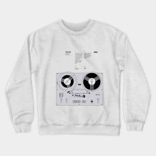 TG60 Tape Recorder Braun - Dieter Rams Design Crewneck Sweatshirt